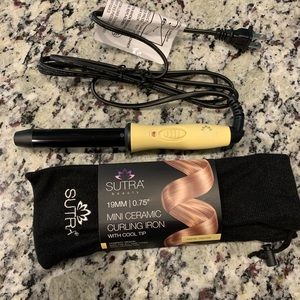 Brand new 3/4” mini ceramic curling iron Sutra